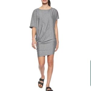 Athleta Sunlover Hilo UPF Dress Gray Heather Women's Size Large
